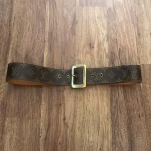 💯 Authentic Louis Vuitton Monogram Belt